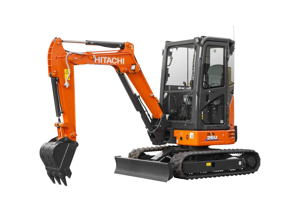 MINI EXCAVADORA HITACHI ZX26U-6