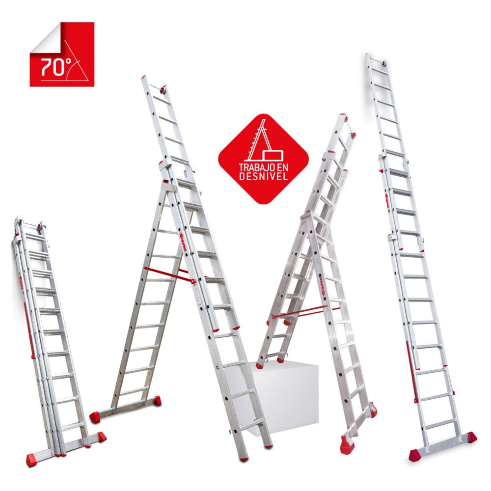 ESCALERA FARAONE EN1514 9.51M 3H 14PELD.