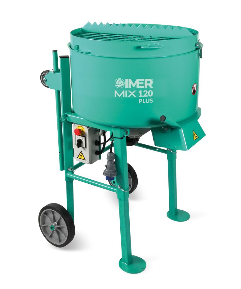 MEZCLADOR DE MORTEREO IMER MIX-120 PLUS